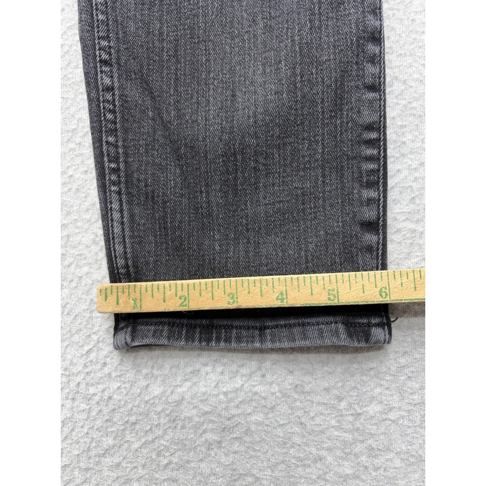 Madewell Curvy Stovepipe Jeans Womens 30 Gray Charcoal Mid Rise Straight 30x25 - Picture 8 of 14